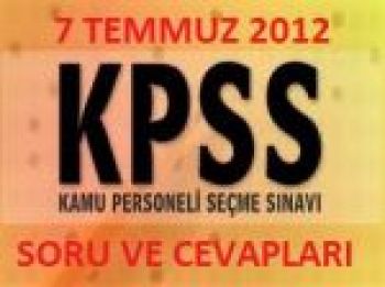 2012 KPSS Soruları(Genel Kültür)